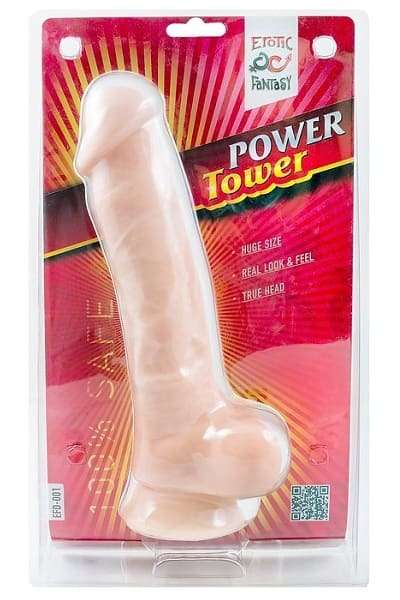 Суперреалистичный длинный фаллос POWER TOWER