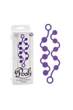 Набор анальных цепочек Posh Silicone “O” Beads фиолетовый
