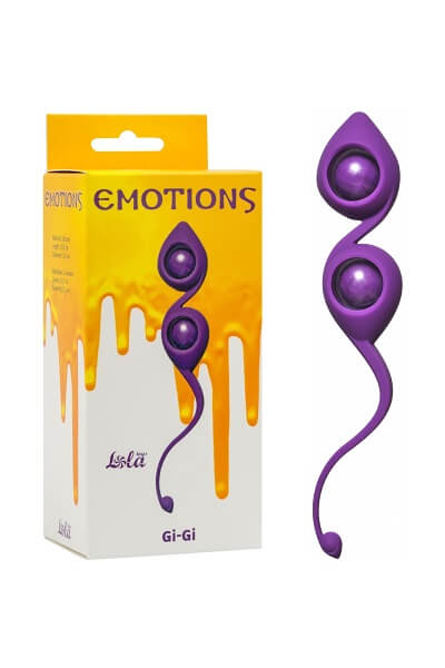 Вагинальные шарики Emotions Gi-Gi Фиолетовые